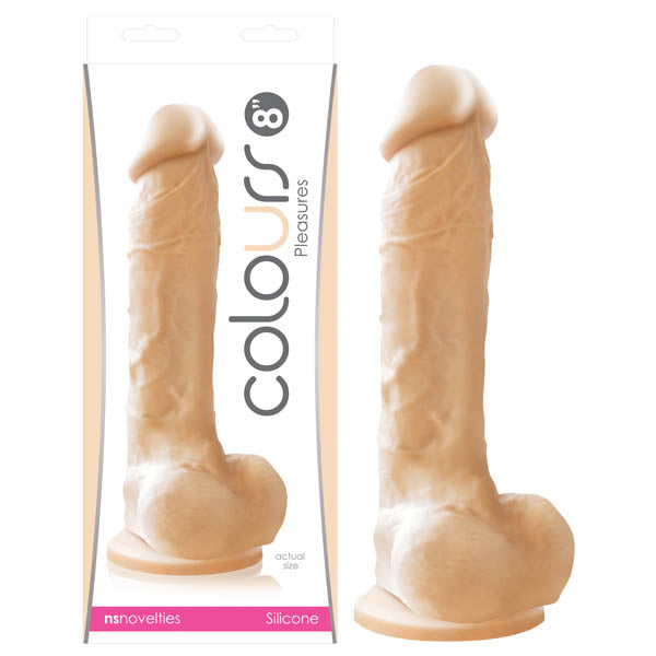 Colours - Pleasures - Flesh 20.3 cm (8'') Dong Ns Novelties